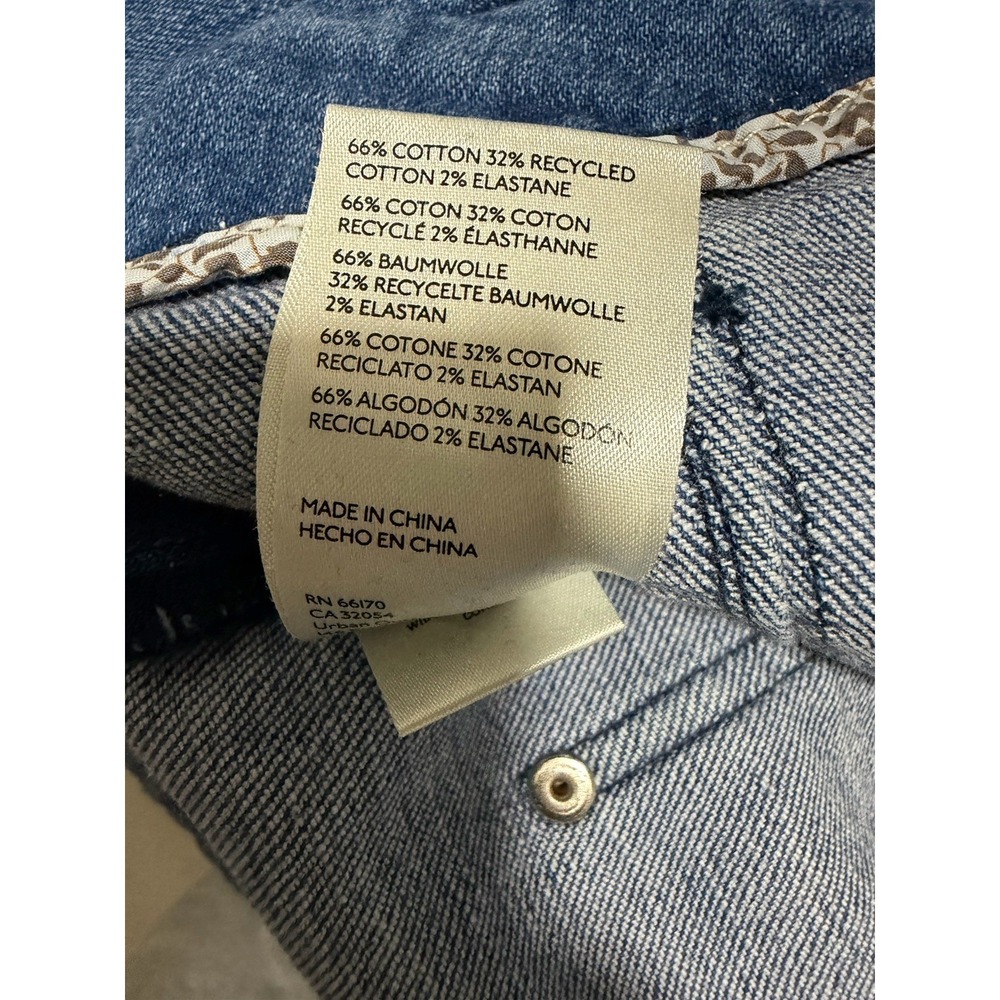 Maeve Anthropologie Junie Wide Leg High Rise Sailor Utility Trouser Jean Size 30 - Picture 15 of 15